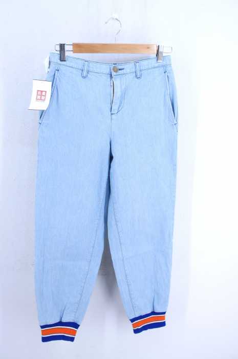 DIGAWEL（ディガウェル） HEM RIB DENIM PANTS メンズ パンツ