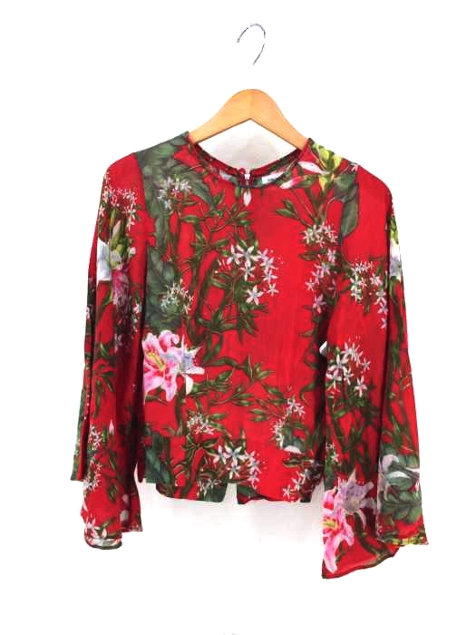 ISABEL MARANT ETOILE（イザベルマランエトワール） 花柄フレア袖ブラウス レディース トップス