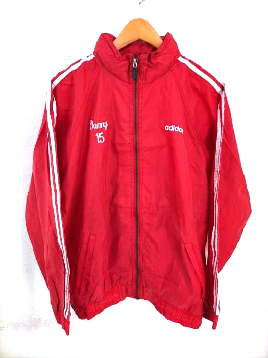 adidas（アディダス） 90S 万国旗タグ サイドラインナイロンジャケット メンズ アウター