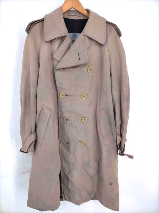 AQUASCUTUM(アクアスキュータム) 60~70S ダブルトレンチコート メンズ アウター