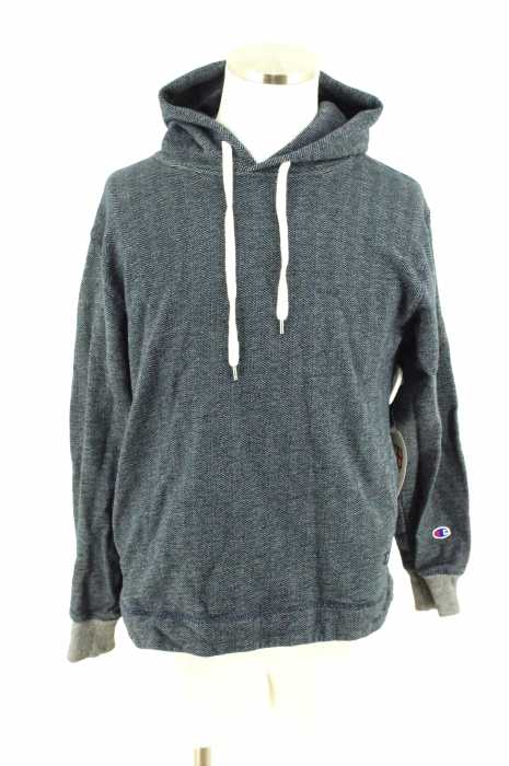 Champion （チャンピオン） ヘリンボーンスウェットパーカー メンズ トップス