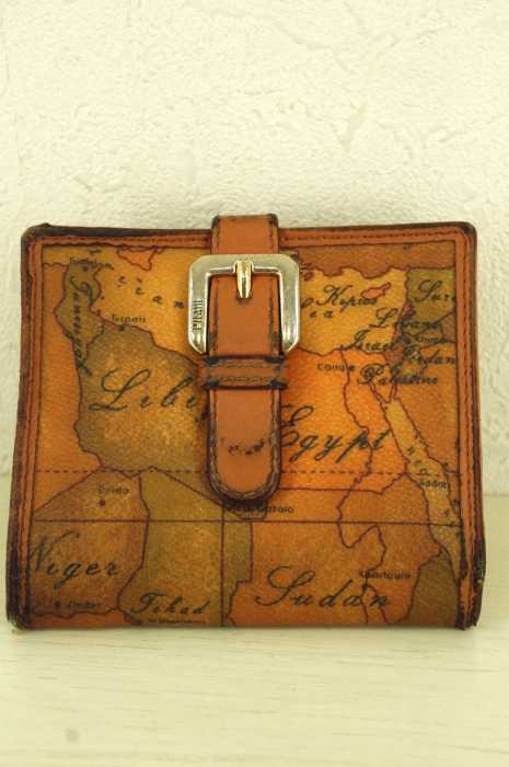 Prima Classe プリマクラッセ ダブルホックウォレット 地図柄二つ折財布 メンズ 財布 ケース ブランド古着買取販売バズストア