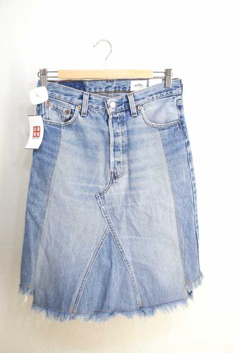 CITYSHOP×WIFFLE（シティショップ ） リメイクデニムスカート レディース スカート