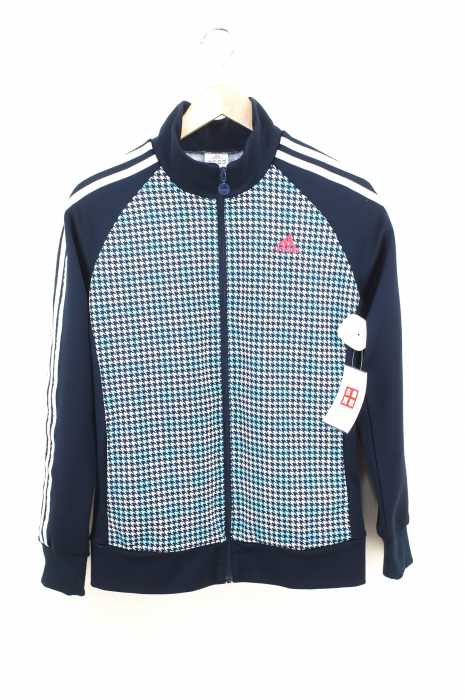 adidas （アディダス） 3STRIPES 千鳥格子柄ウォームアップジャケット レディース トップス