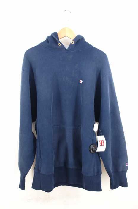Champion （チャンピオン） 90s REVERSE WEAVE 胸刺繍プルオーバーパーカー メンズ トップス