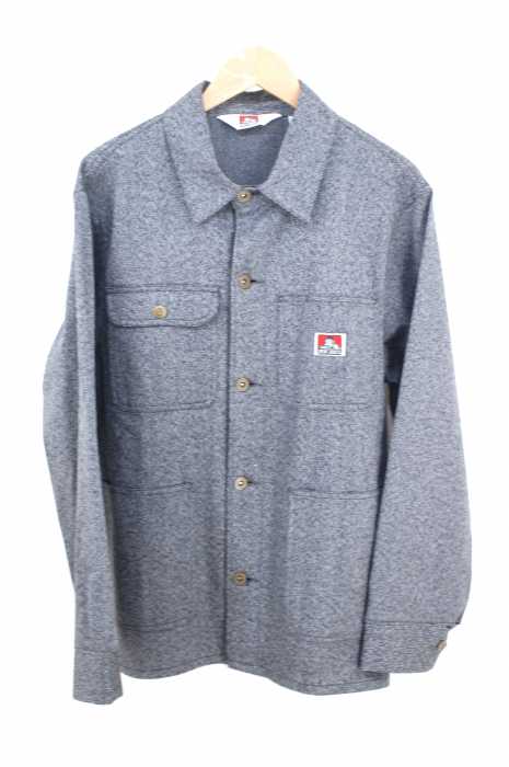 BEN DAVIS （ベンデイビス） ロゴ刺繍ワークシャツ メンズ トップス