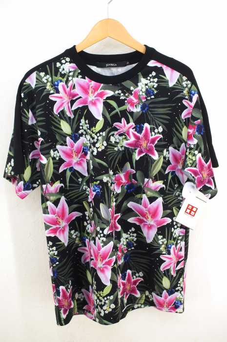 JOYRICH (ジョイリッチ) Optical Garden Tee 花柄ポリエステルTシャツ メンズ トップス
