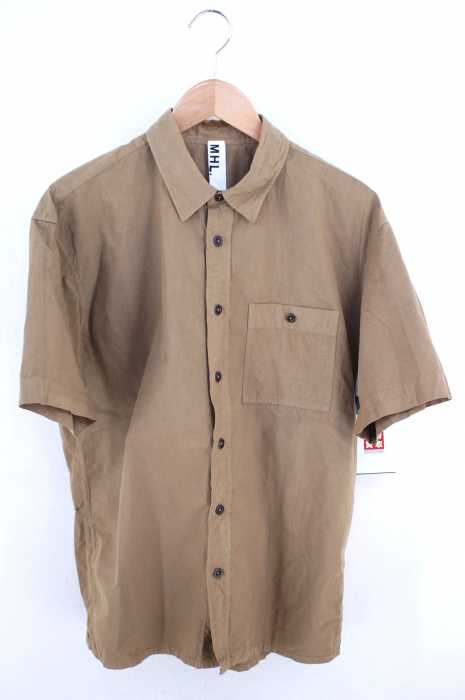 MHL. （エムエイチエル） 17SS S/Sコットンボタンシャツ メンズ トップス