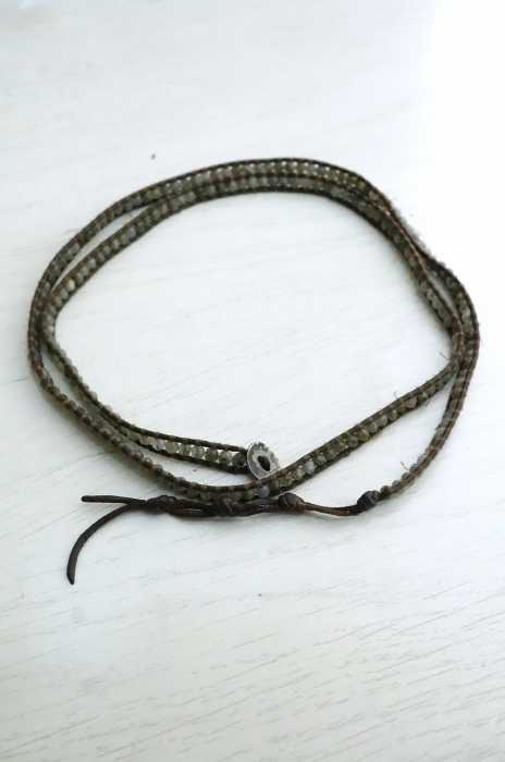 CHAN LUU（チャンルー） 5連メタルビーズラップブレスレット レディース アクセサリー