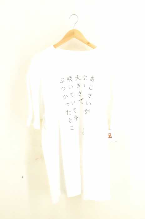 STORAMA（ストラマ） 17SS VISIONARY MUSEUM あじさいがぶつかりそうな大きさで咲いていて今ぶつかったとこ ビッグTシャツ レディース トップス