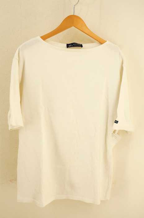 SAINT JAMES（セントジェームス） 半袖ボートネック無地Tシャツ　バスクシャツ メンズ トップス