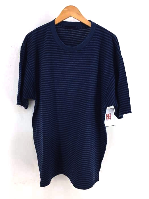PURITAN(ピューリタン) ボーダークルーネックTEE メンズ トップス