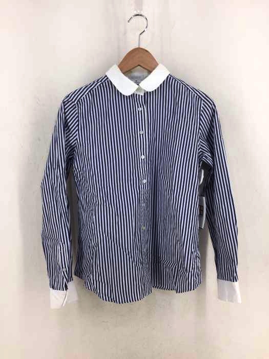 MACKINTOSH PHILOSOPHY（マッキントッシュフィロソフィー） 丸襟 ストライプボタンシャツ レディース トップス