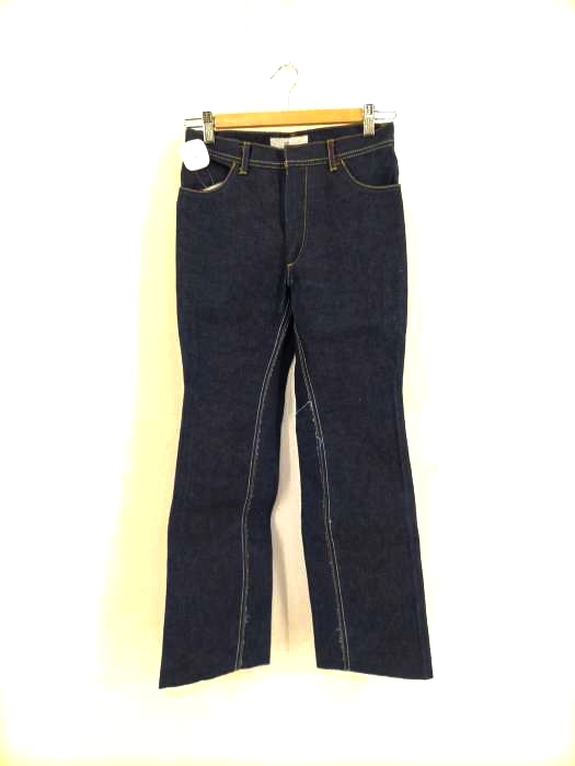 TOGA PULLA(トーガプルラ) カットオフ ステッチデザインデニムパンツ レディース パンツ