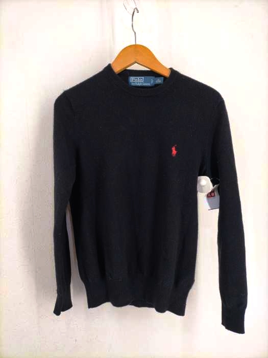 Polo by RALPH LAUREN（ポロバイラルフローレン） ポニー刺繍 メリノウールニット レディース トップス