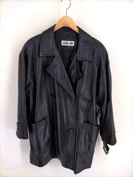 USED古着（ユーズドフルギ） LUIMOI シープナッパ革ダブルジャケット  
