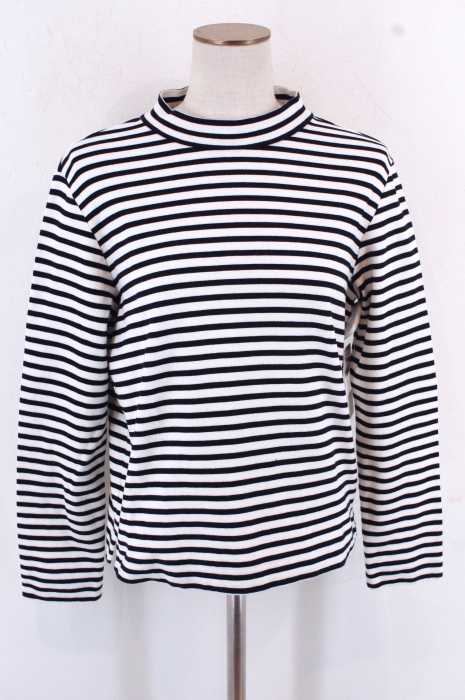 UNITED ARROWS （ユナイテッドアローズ） バックジップハイネックボーダーカットソー レディース トップス