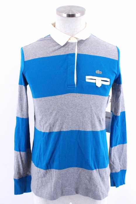 LACOSTE (ラコステ) ボーダーポロシャツ メンズ トップス