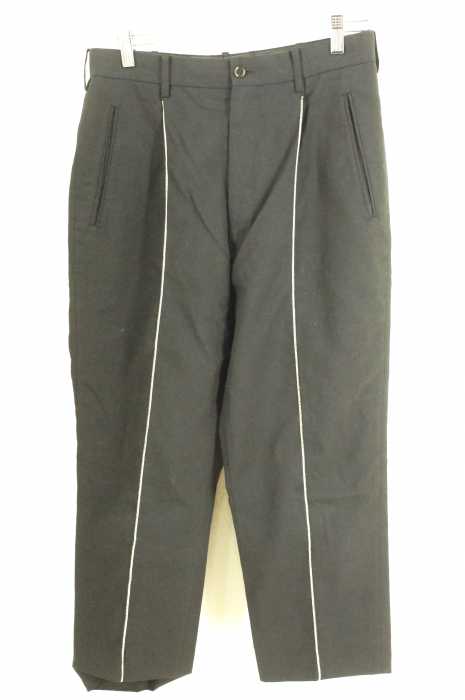 Yohji Yamamoto POUR HOMME (ヨウジヤマモトプールオム) ラインワイドパンツ メンズ パンツ