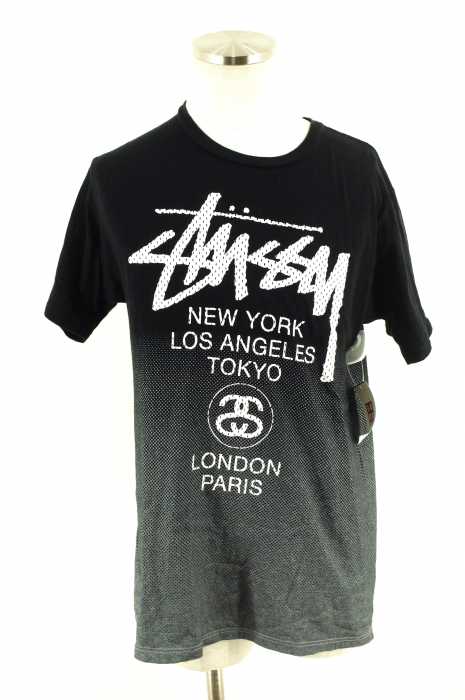 STUSSY （ステューシー） ブランドロゴグラデーションTシャツ
