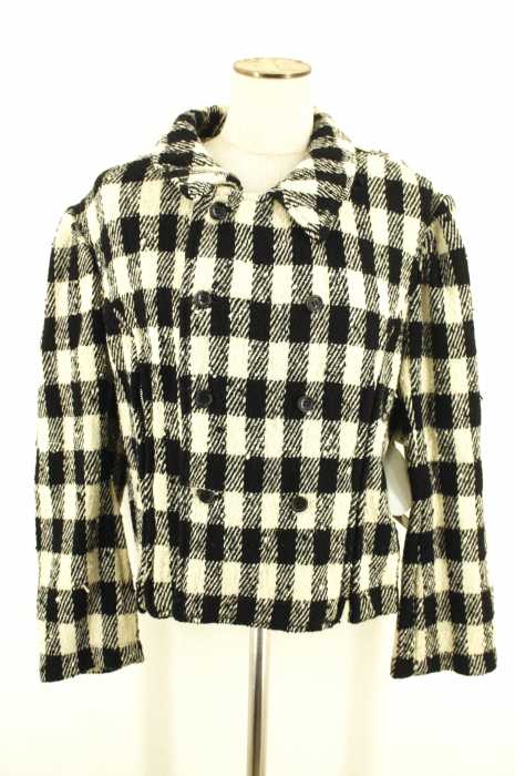 COMME des GARCONS （コムデギャルソン） AD1991 　ジップデザインチェックライダース レディース アウター