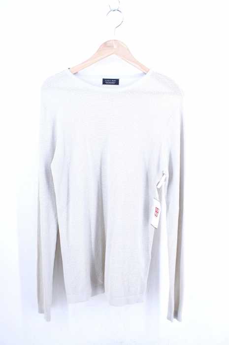 ZARA MAN （ザラマン） コットンクルーネックサーマルカットソー メンズ トップス