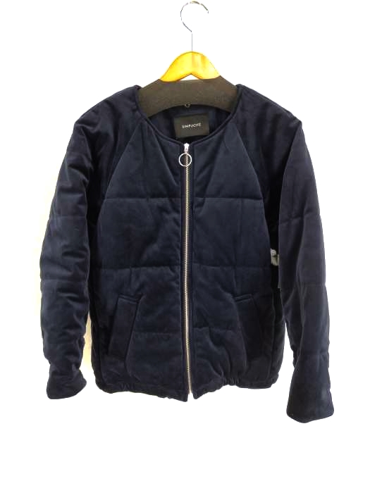 SIMPLICITE(シンプリシテェ) ショートナカワタブルゾン レディース アウター