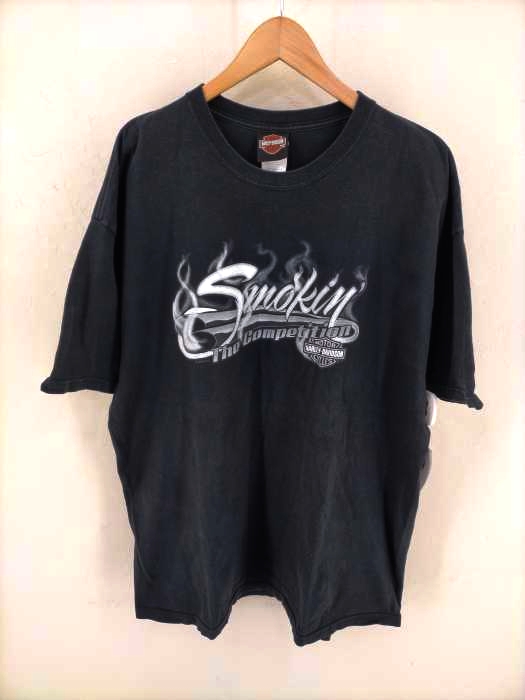 HARLEY-DAVIDSON(ハーレーダビッドソン) プリントクルーネックTシャツ メンズ トップス