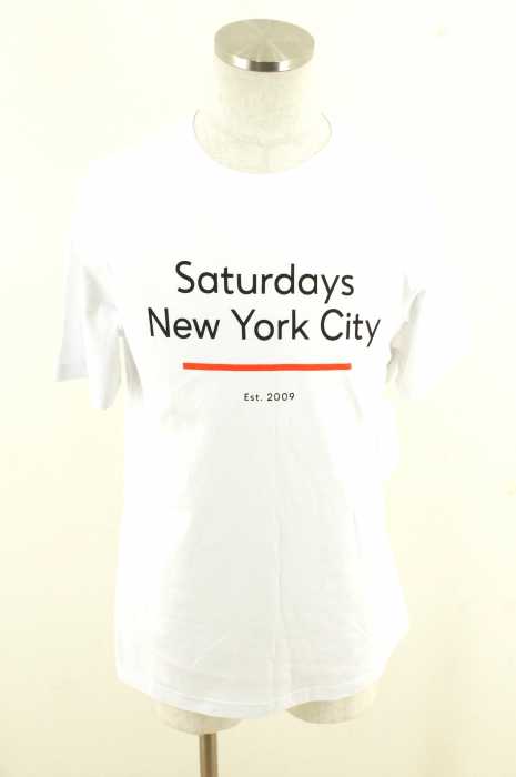 SATURDAYS SURF NYC　 （サタデーズサーフニューヨーク） コットンプリントTシャツ メンズ トップス