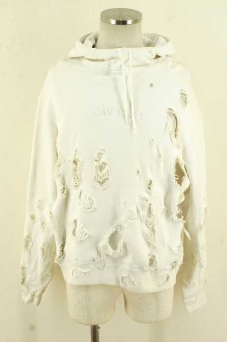 C.E （シーイー） 15AW PLAGUE HEAVY HOODY　クラッシュ加工パーカー メンズ トップス