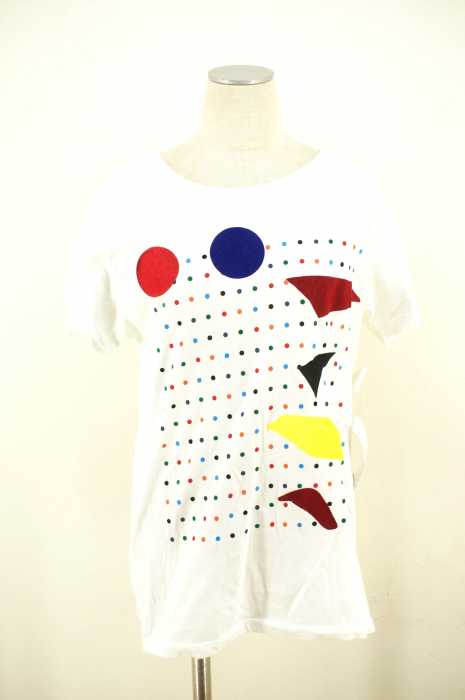 TARO HORIUCHI (タローホリウチ) 図形ワッペンTシャツ レディース トップス