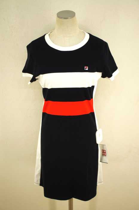 FILA (フィラ) GINNY H Modern Heritage collection 刺繍ワンピース レディース ワンピース
