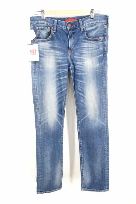 REDCARD （レッドカード） ダメージ加工ストレートデニムパンツ レディース パンツ