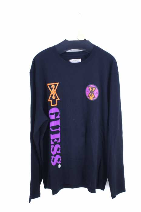 GUESS × 88RISING(ゲス エイティーエイト ライジング) STENCIL LOGO L/S TEE メンズ トップス