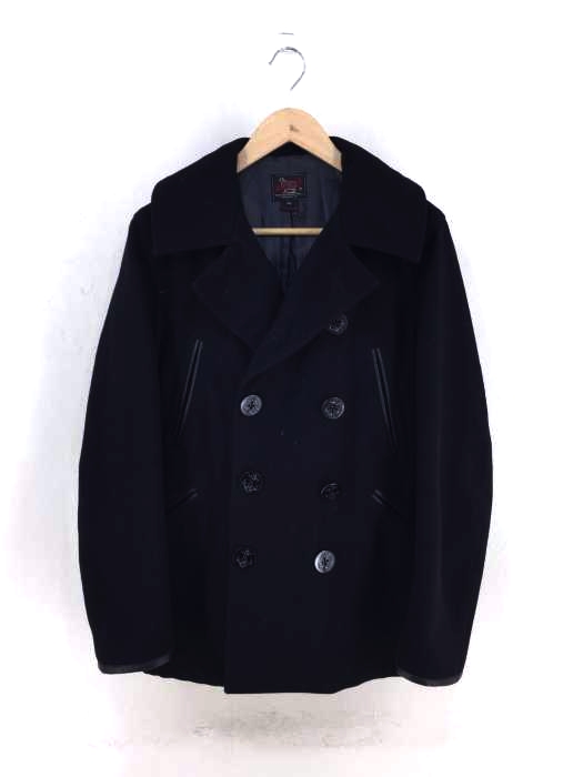 WOOLRICH WOOLEN MILLS（ウールリッチウーレンミルズ） レザーパイピング ウールPコート メンズ アウター