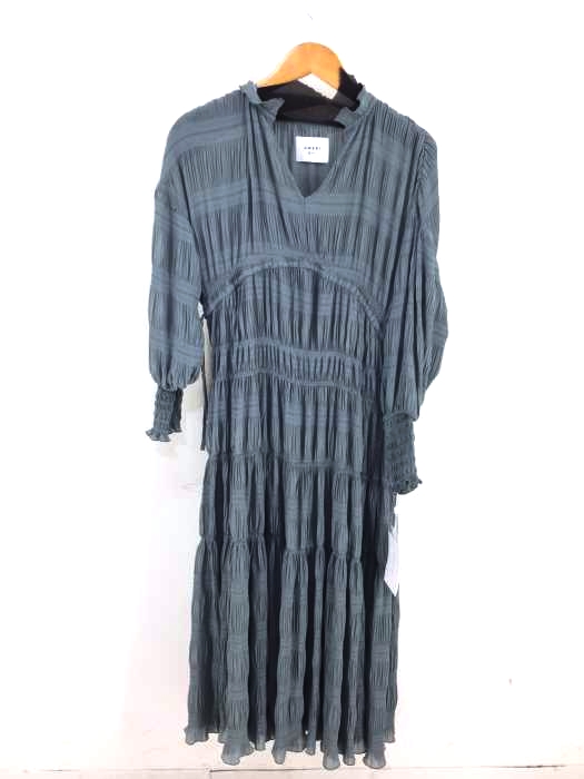 AMERI（アメリ） 20SS SHIRRING PLEATS DRESS プリーツワンピース レディース ワンピース