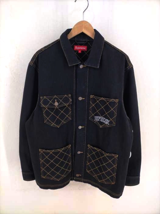 Supreme（シュプリーム） 18AW Diamond Stitch Denim Chore Coat メンズ アウター