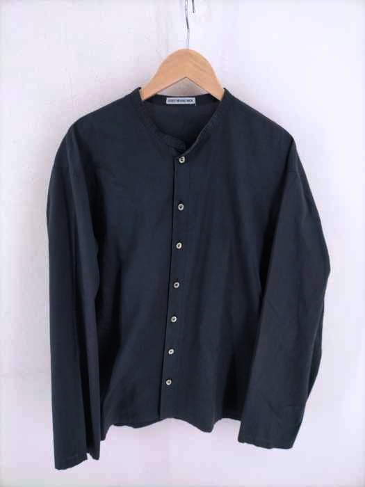 ISSEY MIYAKE MEN（イッセイミヤケメン） 90S 銀タグ バンドカラーコットンシャツ メンズ トップス