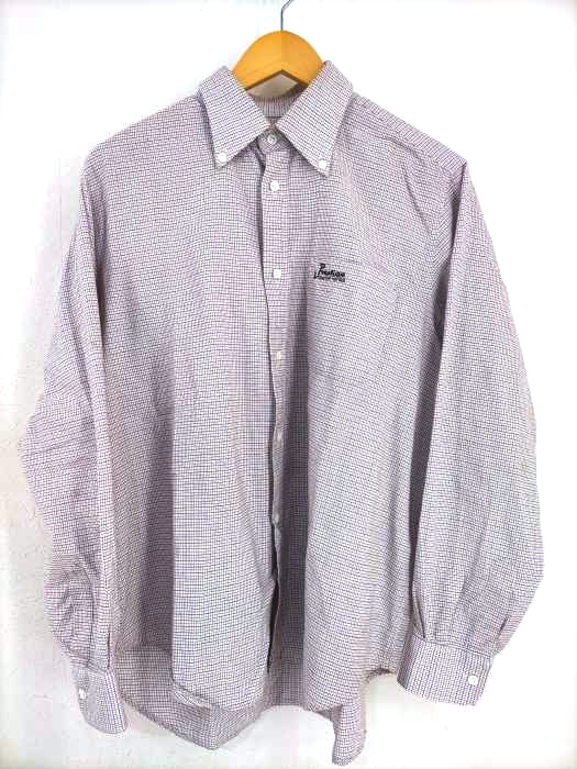 A.P.C.（アーペーセー） 90S RUE DE FLEURUS テクスチャチェック柄ボタンダウンシャツ メンズ トップス