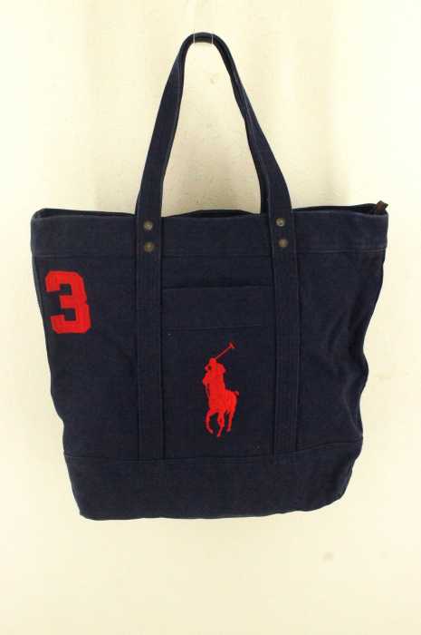 POLO RALPH LAUREN （ポロラルフローレン） ビッグポニー刺繍キャンバストートバッグ メンズ バッグ