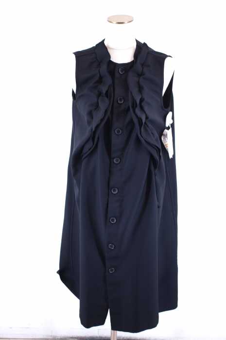 tricot COMME des GARCONS (トリココムデギャルソン) AD2015 ノースリーブフリルワンピース レディース ワンピース
