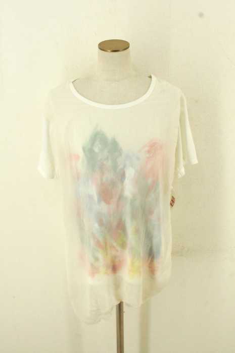 CILANDSIA （チランドシア） 13s　シフォンレイヤード半袖Tシャツ メンズ トップス