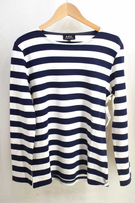 A.P.C. （アーペーセー） ボーダーカットソー メンズ トップス
