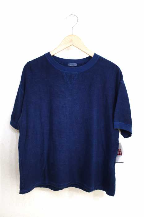 聖林公司（セイリンコウシ） インディゴ染前VTシャツ メンズ トップス