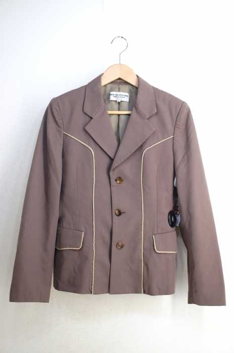 robe de chambre COMME des GARCONS(ローブドシャンブルコムデギャルソン) AD1999 パイピングテーラードジャケット レディース アウター
