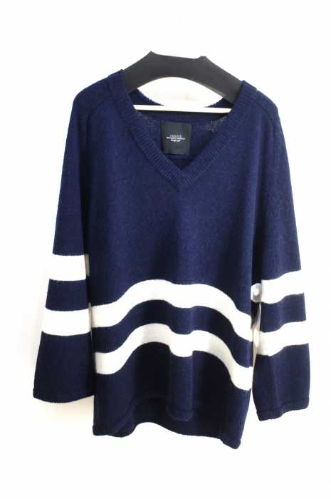 UNUSED （アンユーズド） 5G V-neck lined knit メンズ トップス