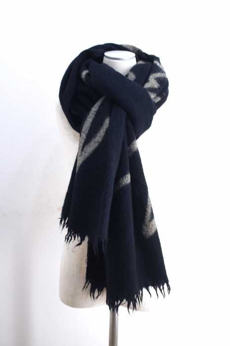 Yohji Yamamoto POUR HOMME マフラー 大判サイズ Yohji Yamamoto POUR HOMME マフラー 大判サイズ