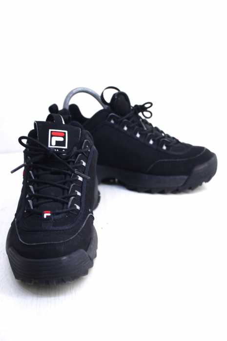 FILA （フィラ） DISRUPTOR 2 TRIPLE BLACK スニーカー レディース シューズ