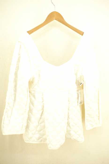 STYLE NANDA() キルティングノーカラージャケット レディース アウター