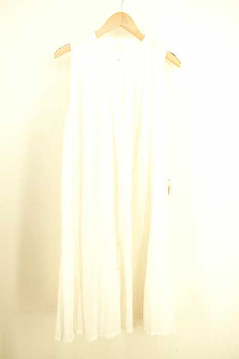 USED古着 (ユーズドフルギ) m.m.a ノースリーブギャザーシャツワンピース レディース ワンピース